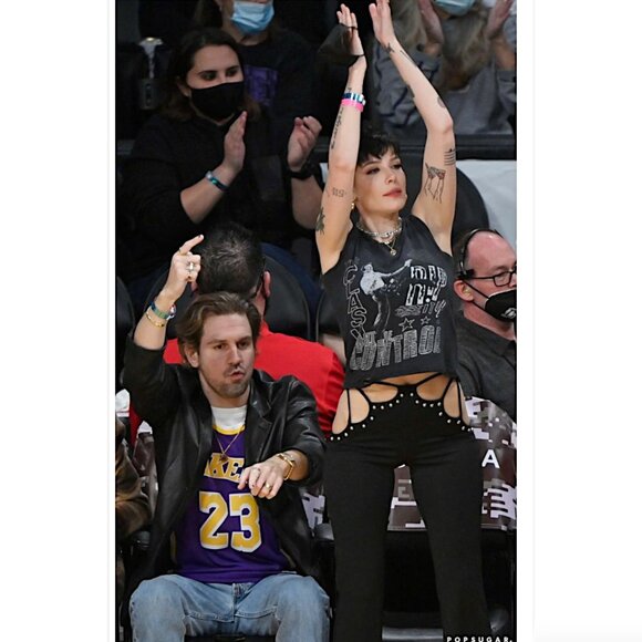 I. AM. GIA black Damina crop halter top S ONLY - Picture 4 of 11